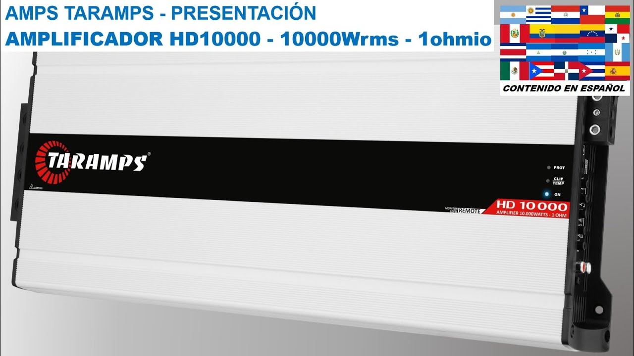 AMPS TARAMPS - FULL REVIEW TARAMPS HD10000 MONOBLOCK AMPLIFIER