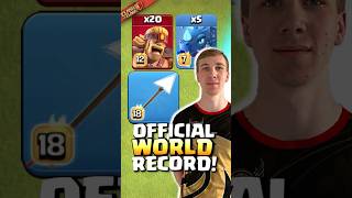 NEW WORLD RECORD for Fastest Attack in Clash of Clans Esports! #clashofclans #esports