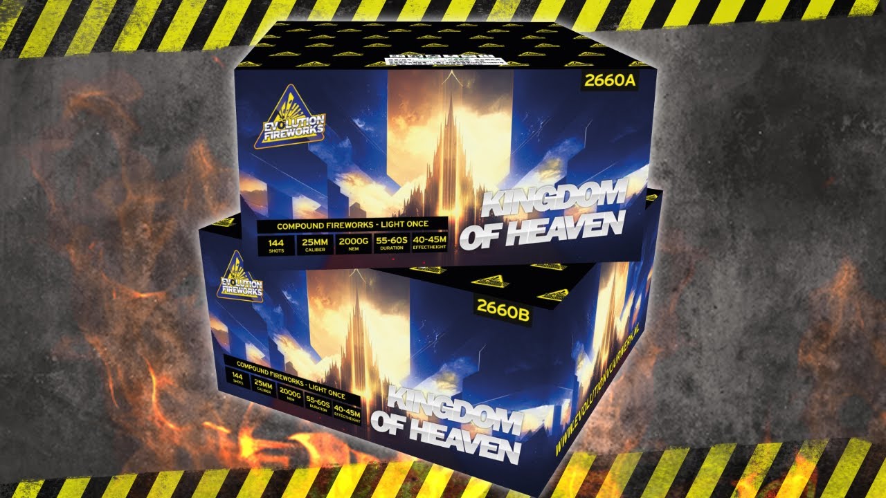 Kingdom of Heaven Combi box - Evolution Fireworks Vuurwerk - GBV WECO -  2660