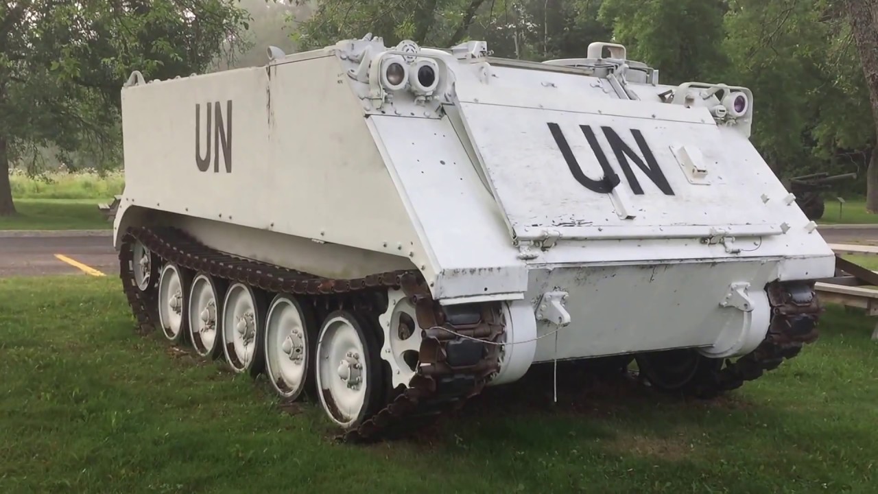 UN M113 armored personnel carrier YouTube