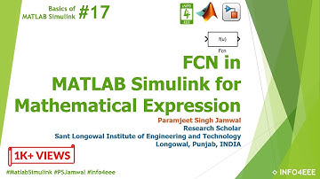 FCN in MATLAB Simulink for Mathematical Expression #17