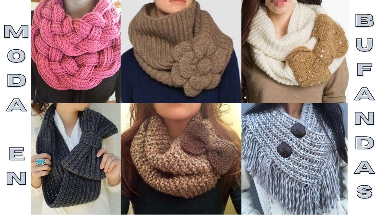 DISEÑOS DE BUFANDAS MODA 2021 2022 EN CROCHET🧣FASHION SCARF DESIGNS 2022 IN CROCHET - YouTube