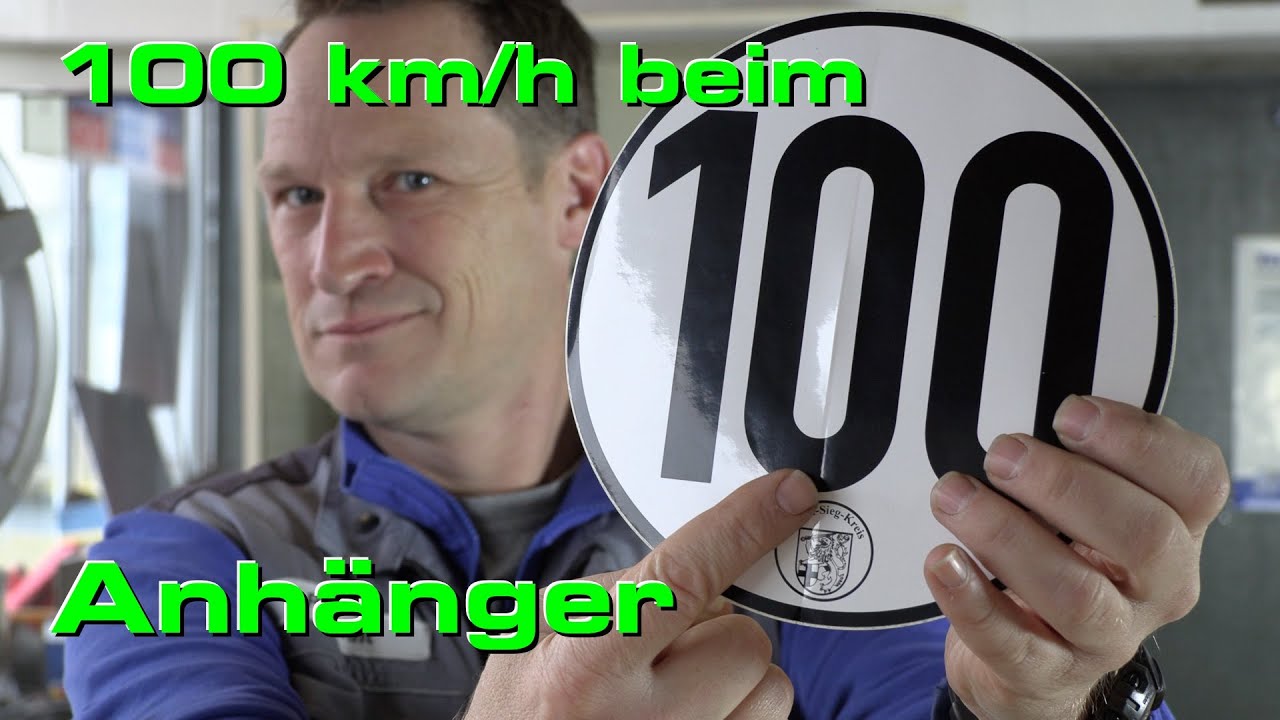 Update New 100 km/h Zulassung beim Anhänger. Was muss der Anhänger für die 100 km/h Zulassung erfüllen?