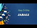 JABALI Happy Birthday Song Happy Birthday JABALI