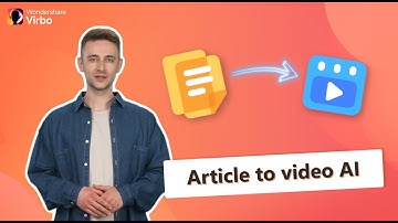 How to Convert an Article into a Video? | Text to Video