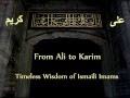 Timeless wisdom of ismaili imams