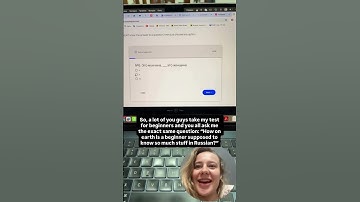 Learn Russian for 4-6 months? Check yourself with my video-quiz