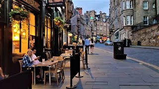 Scotland at Night Walking through amazing Edinburgh Streets