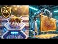 The Future of Beekeeping: Inside a Fully Automated Smart Honey Factory (4K)