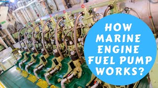 Main Engine Fuel Pump Working Explained