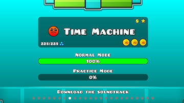 Level 8 - Time Machine 100% All Coins - Geometry Dash 2.2