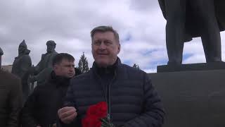В Новосибирске отметили день рождения Ленина