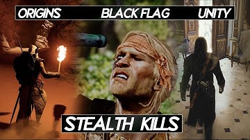 AC Origins "STEALTH" Comparison VS AC Unity VS AC Black flag | How smooth stealth works ?