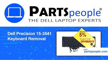 Dell Precision 15-3541 (P80F003) Keyboard How-To Video Tutorial
