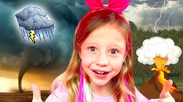 Nastya learns by playing with her dad | Collection of children