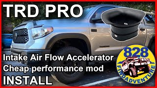 How to: TRD PRO intake airflow accelerator install Toyota Tundra for cheap performance under $40