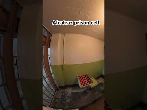 360° view of a cell in Alcatraz prison, San Francisco