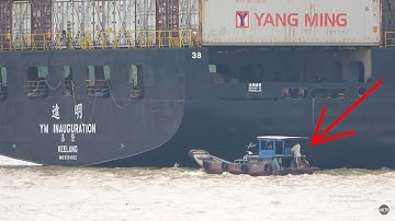 Xem tàu container đi tốc độ ở sông Sài Gòn