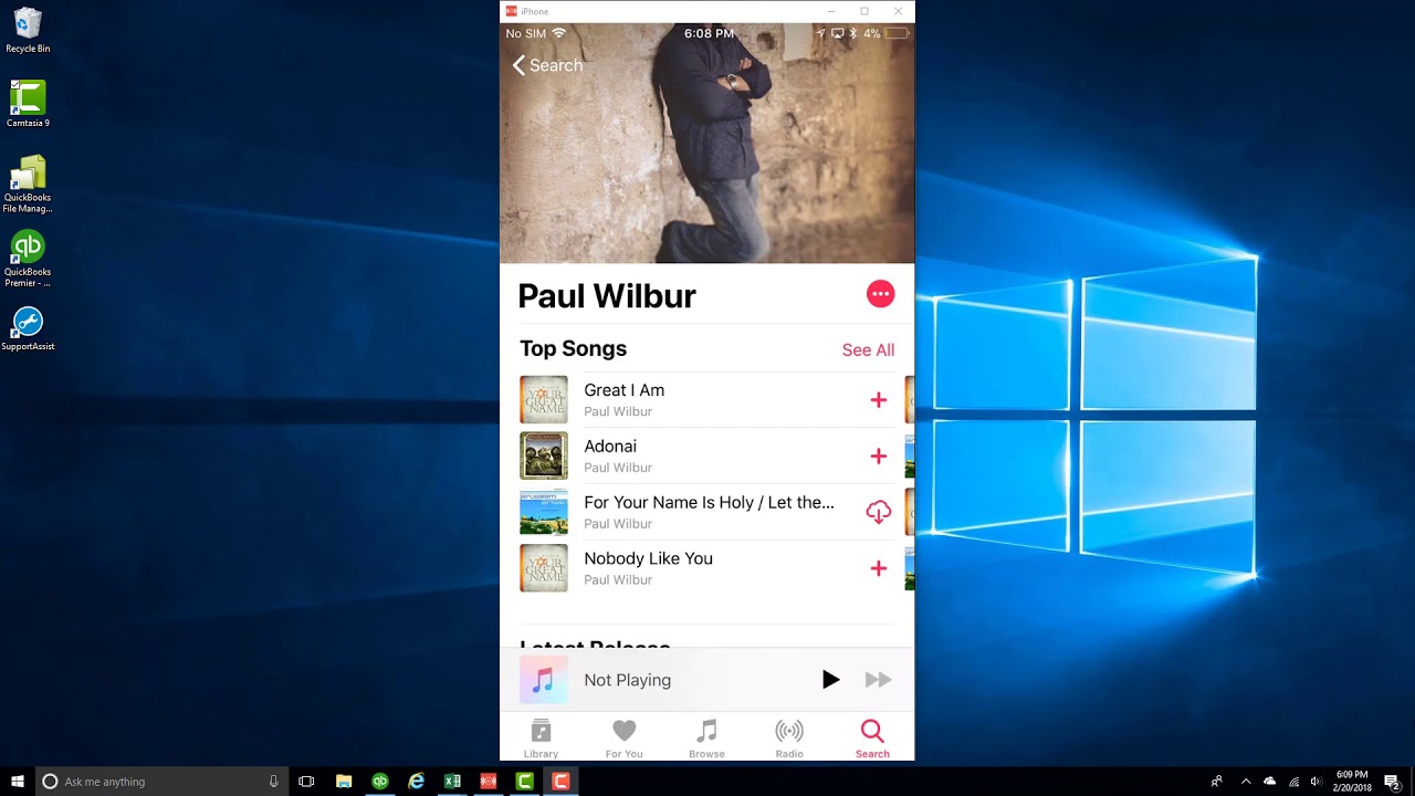 Download a Song for Offline Listening in Apple Music YouTube