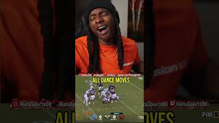 We appreciate all dance moves 😎 #nfl #americanfootball #chicagobears #detroitlions #bears #lions