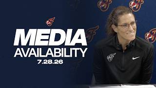 Kelsey Mitchell, Monique Billings & Head Coach Stephanie White | Postgame Media at Seattle