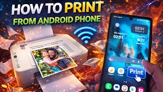 How to Connect HP Deskjet 2852e & Other HP Printers to Samsung Galaxy | Wireless Printing Guide