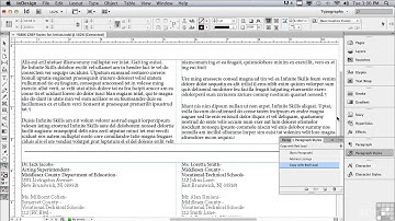 Indesign CS6   0806 GREP Styles For Artists