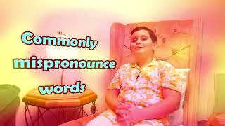 Commonly mispronounce words - Eyad Miqdad | Toyor Baby English