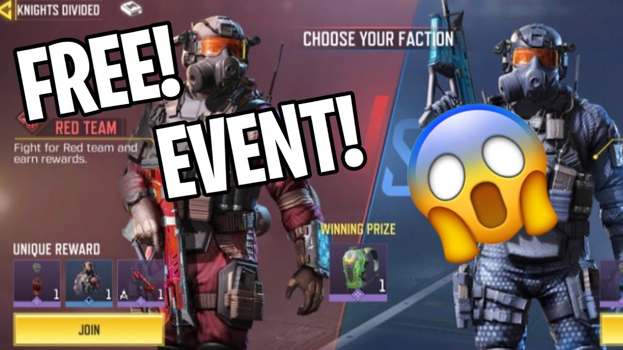 Call of Duty Mobile - *NEW* KNIGHTS DIVIDED EVENT! RED TEAM VS BLUE TEAM!! + FREE REWARDS | CODMS12