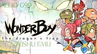 Wonder Boy The Dragon's Trap switch short gameplay test on Nyushu Emulator Helio G99