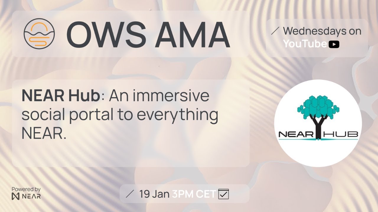 Open Web Sandbox AMA: NEAR Hub - An Immersive Social Portal to Everything NEAR