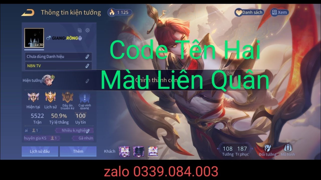 Cách Đổi Tên Màu Iphone Cũng Thấy Trong Liên Quân | Code Tên Màu Liên ...