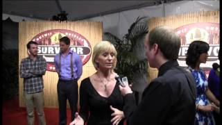 Tina Wesson - Survivor: Blood Vs. Water red carpet interview