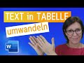 WORD Text in Tabelle umwandeln #deutsch Mp3 Song