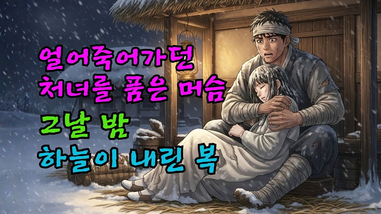 얼어죽어가던 처녀를 품은 머슴, 그날 밤 하늘이 내린 복