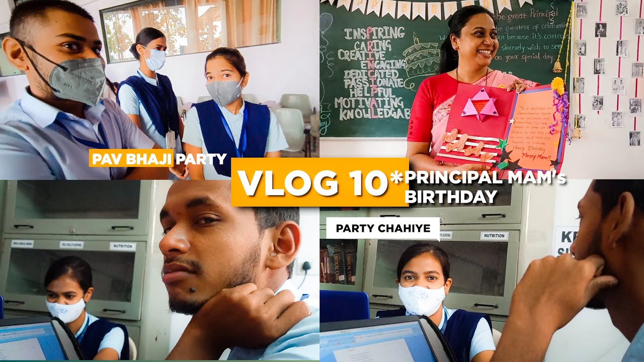 HOW WE CELEBRATED PRINCIPAL MAM BIRTHDAY IN COLLEGE.