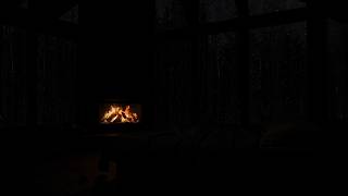 Soft Rain, Distant Fire 🔥🌧️ Gentle Thunder Ambience for Deep Sleep & Relaxation 😴