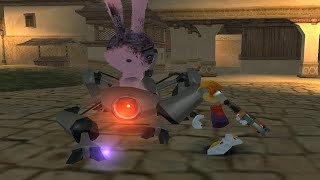 Rayman 4 Prototype - Battle with Pink: The Rabbid Terminator (Small Boss Fight)