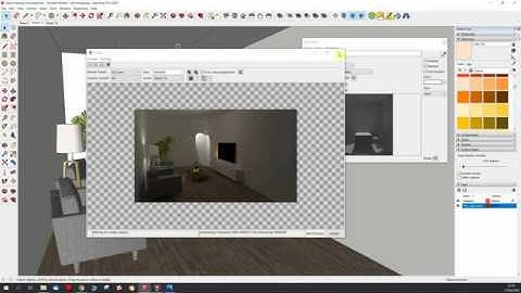 Hanni Handig met SketchUp - Twilight render - Verlichting Spotlight