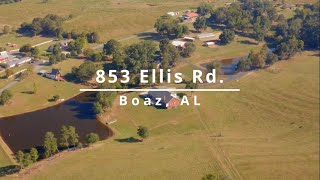 853 Ellis Rd  Boaz, AL Walkthrough/Aerial Video