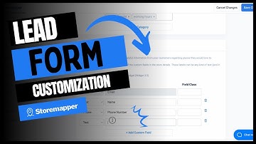 Leads Form Customization - Store locator app