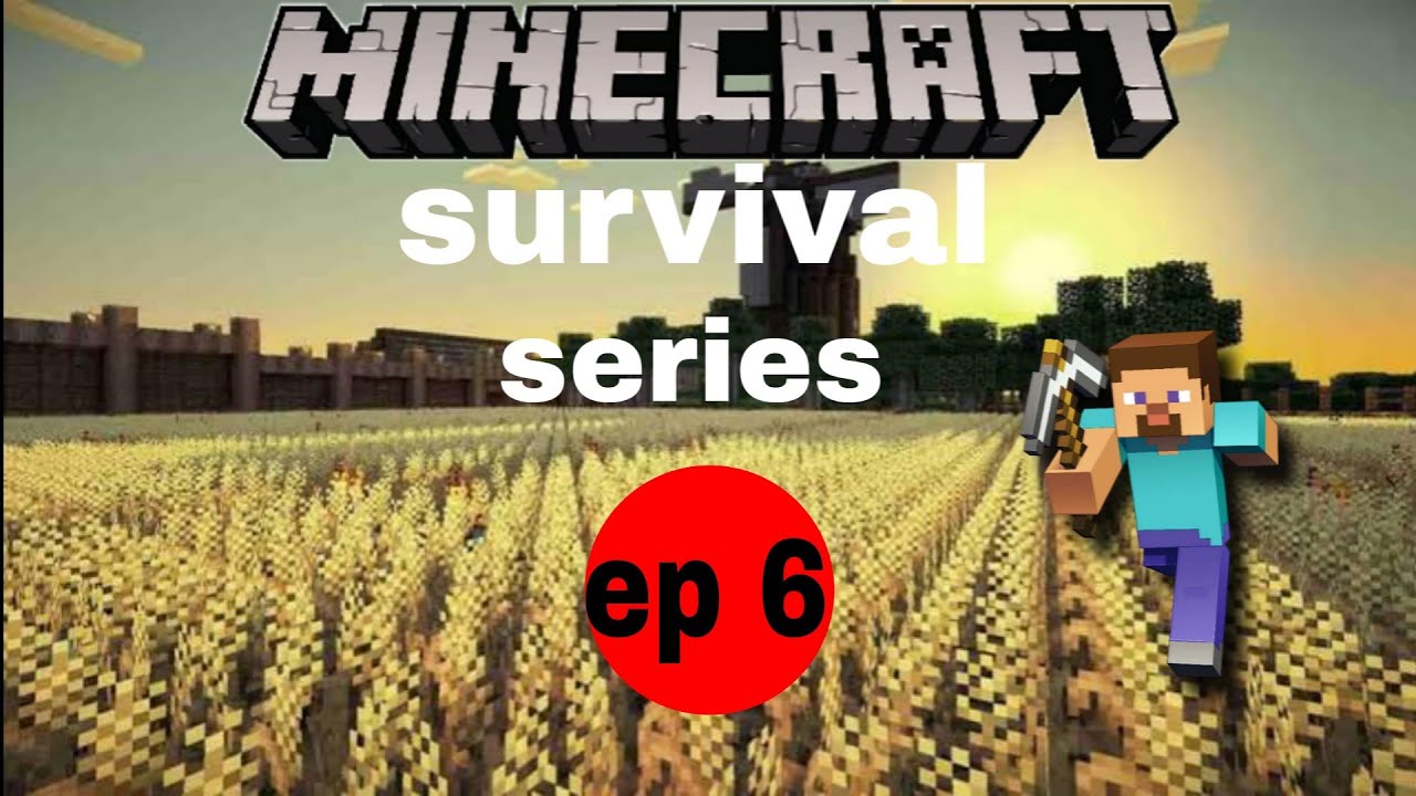 Minecraft survival series episode 6 making my first fram#game#minecraft ...
