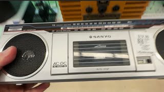 Thrifting Vintage Electronics and a Bonus Liquidation Retro Boom Box Find