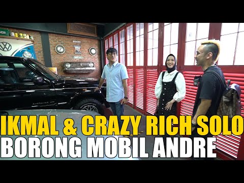 IKMAL TOBING BAWA CRAZY RICH SOLO GREBEK GARASI ANDRE.. MOBIL DIBORONG