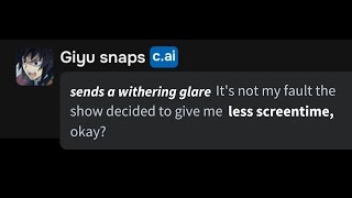 Character Ai, But I Troll Giyu Until He Snaps