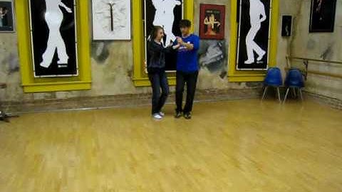 foxtrot, a few basics and a grapevine pattern