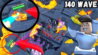 🤩🤩🤩OMG!! SECUTOR ASTRO TOILET on wave 140🤩🤩🤩 NEW BOSS - Toilet Tower Defense