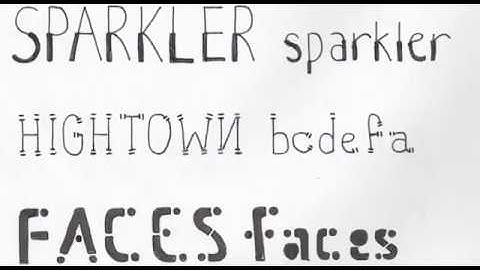 DXB302 - Arrondi Typeface Design Process Video