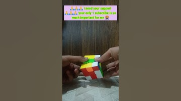 how to make plus pattern on Rubik