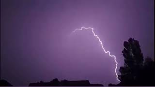 صوت المطر والرعد والرياح  للنوم والاسترخاء🌩 ⛈
